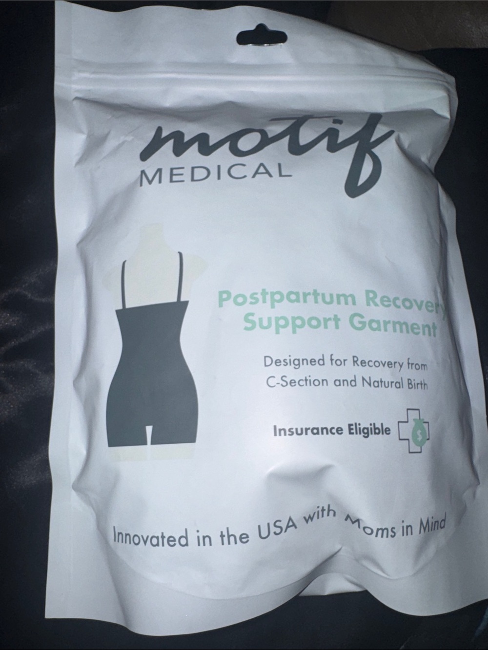 Motif Medical White Postpartum Recovery Support Garment